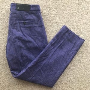 🆕 NWT banana republic purple cropped Avery pants